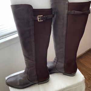 Coach Leather Boots, Chocolate Brown